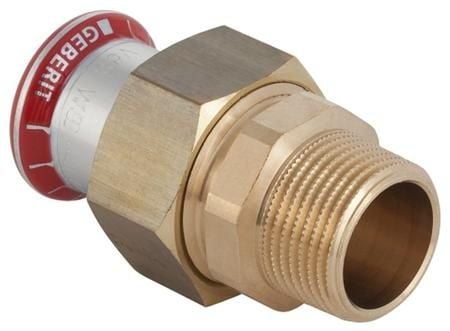 Geb. Mapress FZ union 15mm - Geberit Mapress FZ union med udv.gevind d15mm R1/2 G3/4