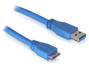 DeLOCK - USB-kaapeli - USB tyyppi A (han) - Micro-USB tyyppi B (han) - USB 3.0 - 2 m