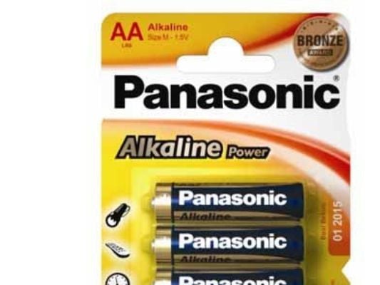Panasonic 1x4 LR6APB, Engångsbatteri, Alkalisk, 1,5 V, Blå, Guld, 14,5 mm, 14,5 mm