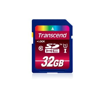 Transcend - Flashminnekort - 32 GB - Class 10 - SDHC UHS-I