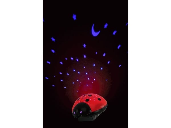 ANSMANN 4 KIDS - Nattlampa - LED - 0.16 W - blue/green/yellow light - ladybird
