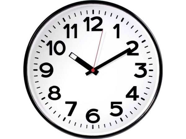 EUROTIME 82320 Quarz Vægur 30 cm x 50 mm Lajittelu