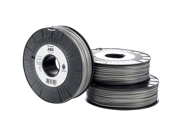 UltiMaker ABS - M2560 Silver 750 - 206127 ABS-filament 2,85 mm 750 g sølv (1 stk)