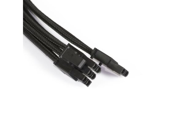 Phanteks - Strømforlengelseskabel - 8-pins PCIe-strøm (6+2) (hunn) til 8-pins PCIe-strøm (hann) - 50 cm - svart