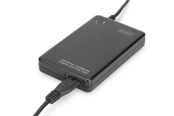 DIGITUS DA-10190 - Strømadapter - AC 100-240 V - 90 watt - Europa - svart