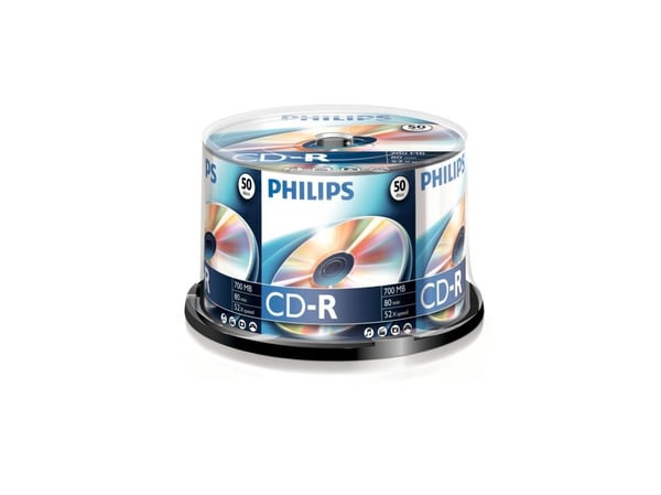 Philips CR7D5NB50 - 50 x CD-R - 700 MB (80 min) 52x - spindel