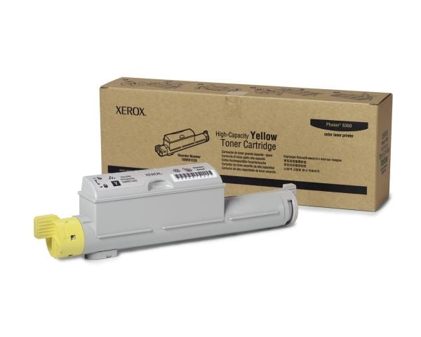 Xerox Phaser 6360 - Høykapasitets - gul - original - tonerpatron - for Phaser 6360DA, 6360DB, 6360DN, 6360DT, 6360DX, 6360N