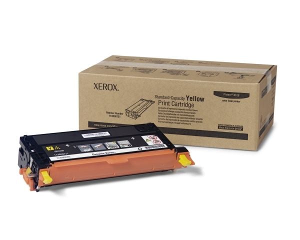 Xerox Phaser 6180MFP - Gul - original - tonerpatron - for Phaser 6180DN, 6180MFP/D, 6180MFP/N, 6180N