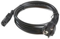 MicroConnect - Strömkabel - IEC 60320 till IEC 60320 - 1.8 m - svart