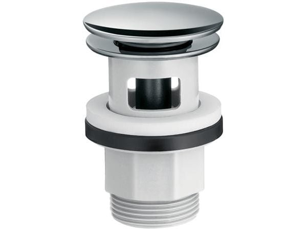 HansGrohe Push-open bottenventil 1 1/4" plast krom