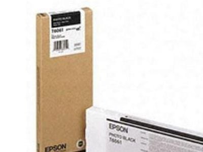 Epson T6061 - 220 ml - fotosort - original - blekkpatron - for Stylus Pro 4800, Pro 4880, Pro 4880 AGFA