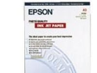 Epson Photo Quality Ink Jet Paper - Matt - belagt - A3 (297 x 420 mm) - 102 g/m² - 100 ark papir - for SureColor SC-P700, P7500, P900, P9500, T2100...