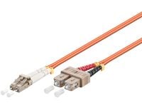 MicroConnect - Nettverkskabel - SC/UPC-multimodus (hann) til LC/UPC-multimodus (hann) - 2 m - 2 m - fiberoptisk - 50 / 125 mikroner - OM2 - halogen...