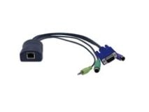 Adder CATx - Tastatur / video / musekabel (KVM) - PS/2, HD-15 (VGA) til RJ-45 (hunn) - for AdderView CATx AVX4016; AdderView CATx IP AVX4016IP, AVX...