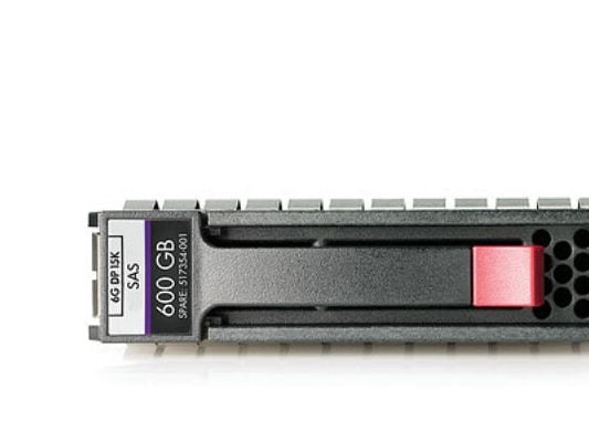 HPE Dual Port Enterprise - Harddisk - 600 GB - hot-swap - 3.5" - SAS 6Gb/s - 15000 rpm [REFURBISHED]