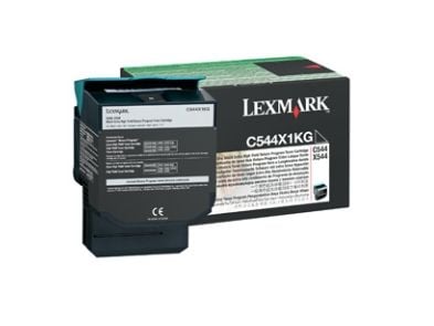 Lexmark - Ekstra høy ytelse - svart - original - tonerpatron LCCP, LRP - for Lexmark C544dn, C544dtn, C544dw, C544n, X544dn, X544dn RCS, X544dtn, X...