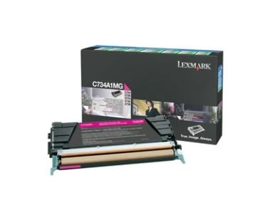 Lexmark C734A1MG, 6000 sivua, Magenta, 1 kpl
