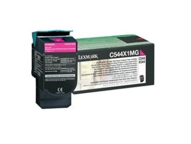 Lexmark - Ekstra høy ytelse - magenta - original - tonerpatron LCCP, LRP - for Lexmark C544, C546, X544, X546, X548