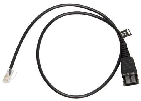 Jabra 8800-00-94, Kaapeli, Läpinäkyvä, musta