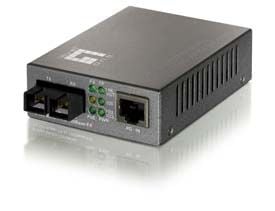 LevelOne Procon FVT-0103TXFC - Fibermedieomformer - 100Mb LAN - 10Base-T, 100Base-FX, 100Base-TX - RJ-45 / SC flermodus