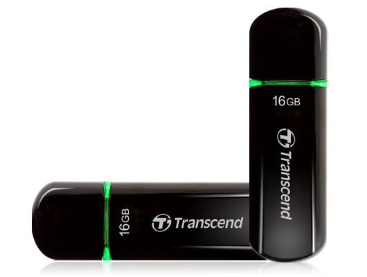 Transcend JetFlash 600, 16 GB, USB A-tyyppi, 2.0, 32 MB/s, Suojus, Musta