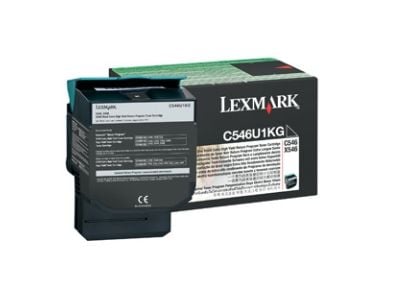 Lexmark C546U1KG, 8000 sivua, musta, 1 kpl