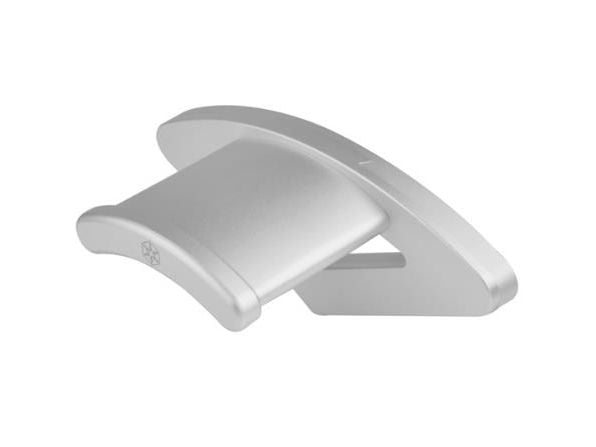 Silverstone EBA02, Hodetelefoner, Hodesett, Passiv holder, Innendørs, Sølv