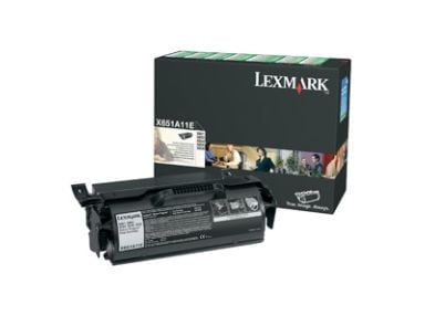 Lexmark X651A11E, 7000 sivua, Musta, 1 kpl