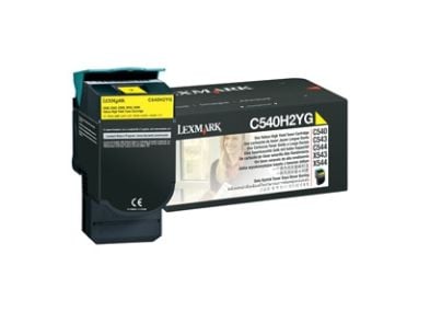 Lexmark - Suuritehoinen - keltainen - alkuperäinen - värikasetti LCCP - Lexmark C540, C543, C544, C544, C546, X543, X544, X546, X548 - väriainekasetti