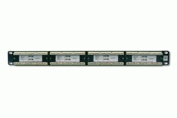 DIGITUS Professional DN-91624U - Koblingspanel - CAT 6 - UTP - RJ-45 X 24 - 1U - 19"
