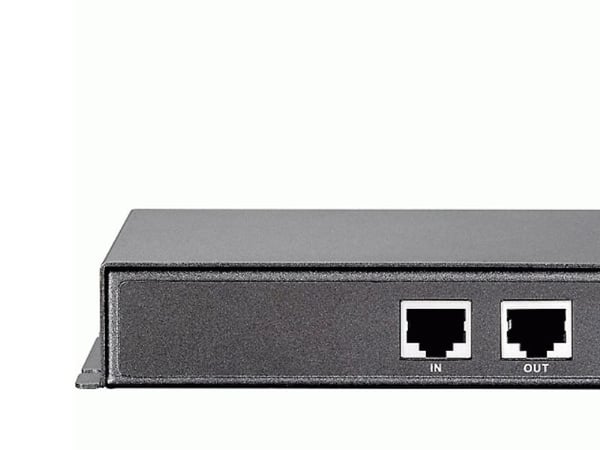 LevelOne POR-0100 PoE Repeater - Forsterker - 100Mb LAN - 10Base-T, 100Base-TX - opp til 100 m