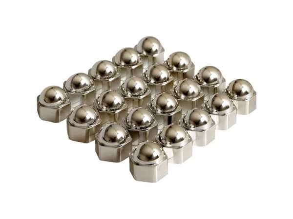 HP hjulbolt-kapsel 82.712 passer til 17 mm krom plast