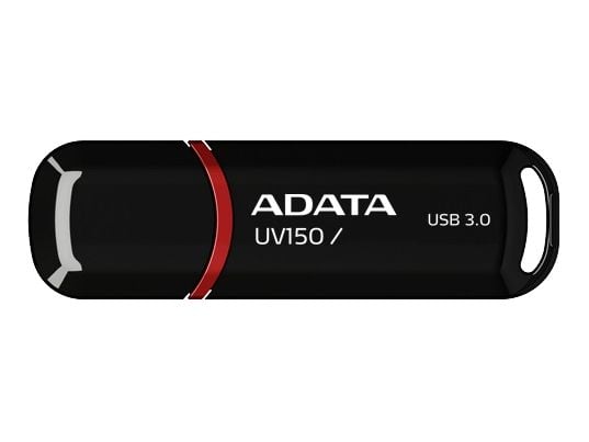 ADATA DashDrive UV150 - USB flash-enhet - 64 GB - USB 3.0 - svart