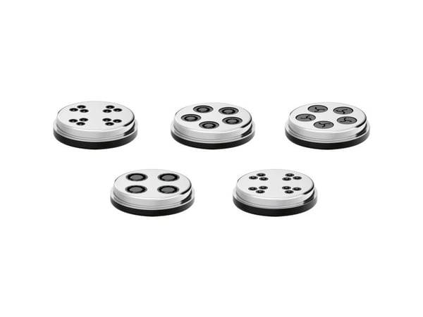Bosch MUZ9PP2 - Platesett for pastamakertilbehør - for kjøttkvern - for OptiMUM MUM9A66R00, MUM9AX5S00, MUM9D33S11, MUM9DT5S41, MUM9GX5S21, MUM9Y43...