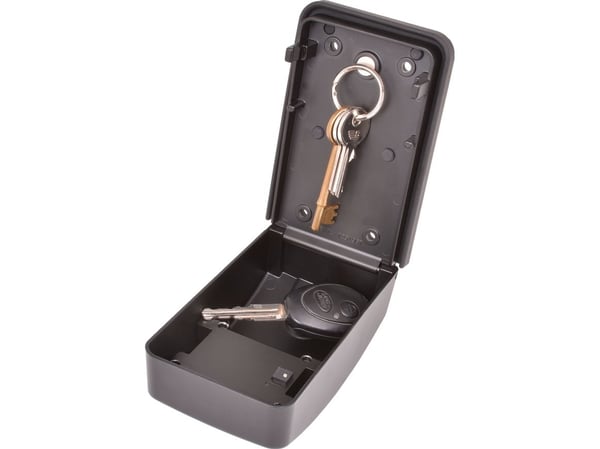 BURG-WÄCHTER Key Safe, Svart, Kombinasjonslås, 61 x 39 x 85 mm