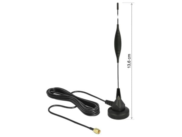 Delock - Antenne - Smart Home - 5 dBi - rundtstrålende - innendørs / utendørs