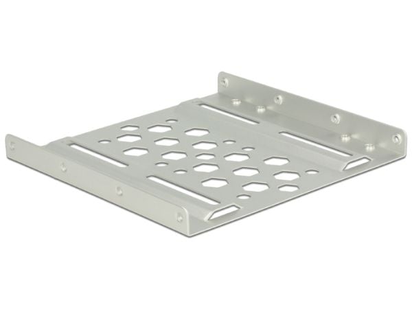 DeLOCK 21289, 8,89 cm (3.5"), Liitinpaneeli, Hopea, 2.5", Alumiini, 98 mm