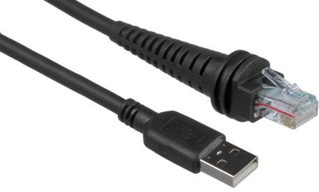 Honeywell - USB-/strömkabel - USB (hane) - 5 V - 3 m - svart - för Granit 1980i, 1981i
