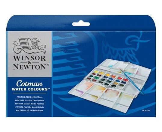 Cotman akvarell Pan paintingbox PLUS