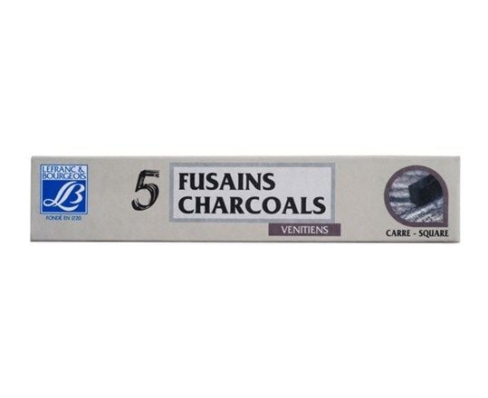 Charcoal myk firkant 5 stk