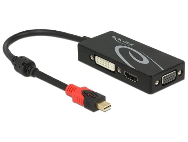 Delock - Videotransformator - DisplayPort - DVI, HDMI, VGA - sortering - detailsalg