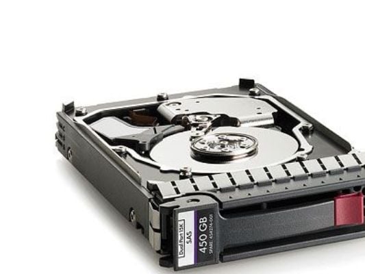 HPE Dual Port Enterprise - Harddisk - 450 GB - hot-swap - 3.5" LFF - SAS - 15000 rpm