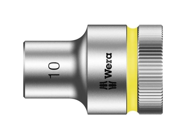 Wera 8790 HMC, 1 stykker, Sekskantet, 25,4 / 2 mm (1 / 2"), Kromvanadiumstål, Grå, 37 mm