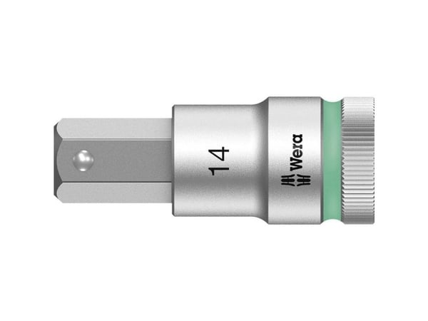 Wera 05003827001, Stikkontakt, 1/2", Metrisk, 1 hoder, 14 mm, Kromvanadiumstål