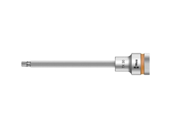 Wera 05003853001, Stikkontakt, 1/2", 1 hoder, T30, Kromvanadiumstål, Kromfarget