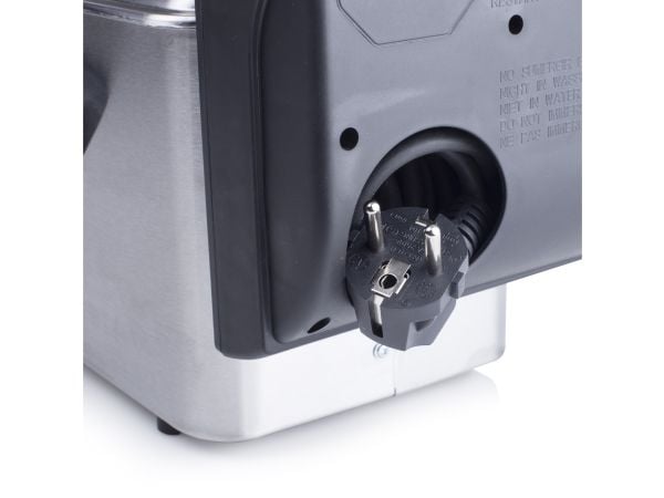 Tristar FR-6919, Frityrkoker, 2 l, 150 °C, 190 °C, Single/enkelt, Sort, Rustfritt stål