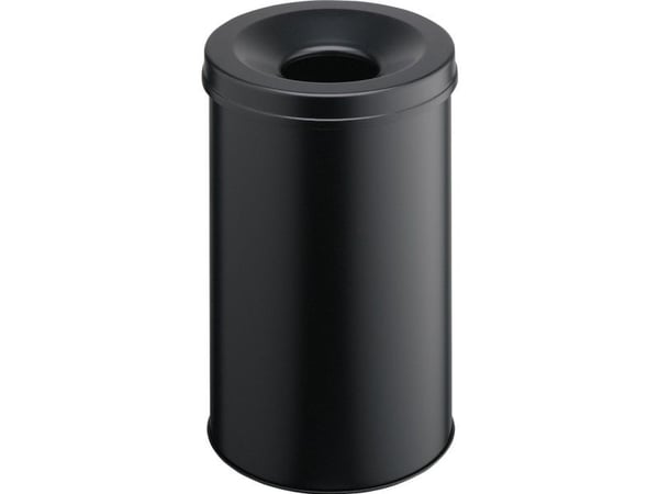 Papirkurv brandsikker Durable SAFE 30 sort metal