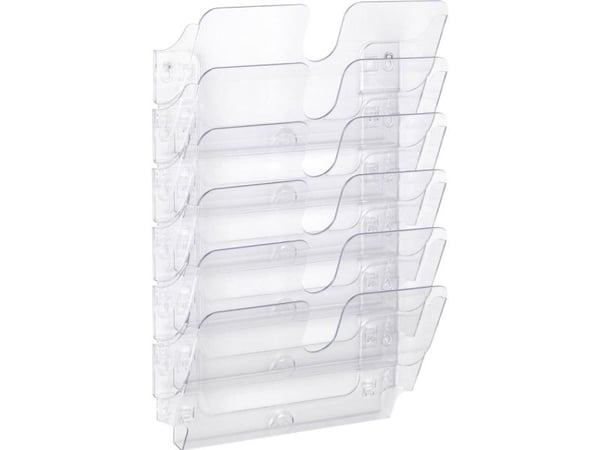 Durable FLEXIPLUS, 6 hyllyä, Läpinäkyvä, A4, 340 mm, 100 mm, 520 mm