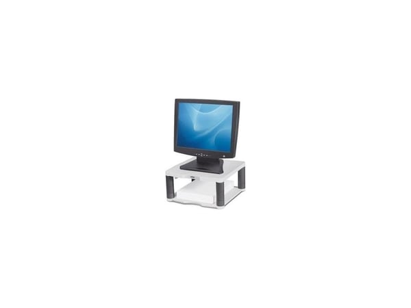 Fellowes Monitor Riser Premium - Stativ - for Skjerm - grafitt, platina - skjermstørrelse: inntil 21"