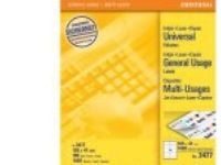 Avery - Hvit - 105 x 41 mm 1400 etikett(er) (100 ark x 14) flerbruks merkelapper